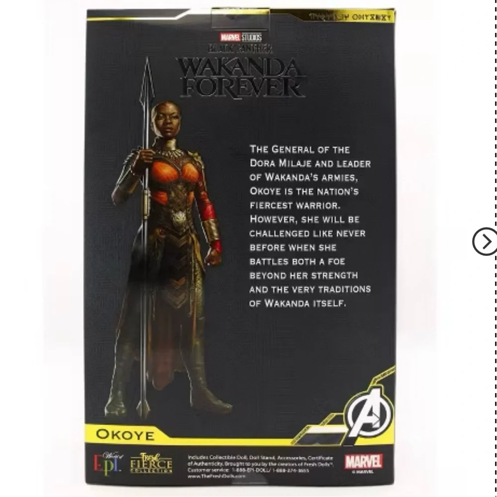 Marvel Wakanda Forever General Okoye Fresh Fierce Collection 11.5”